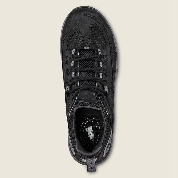 Red Wing Work Shoes Black/Grey - Red Wing Mens Cooltech™ Athletics - Safety Toe - SHRAZ-5432